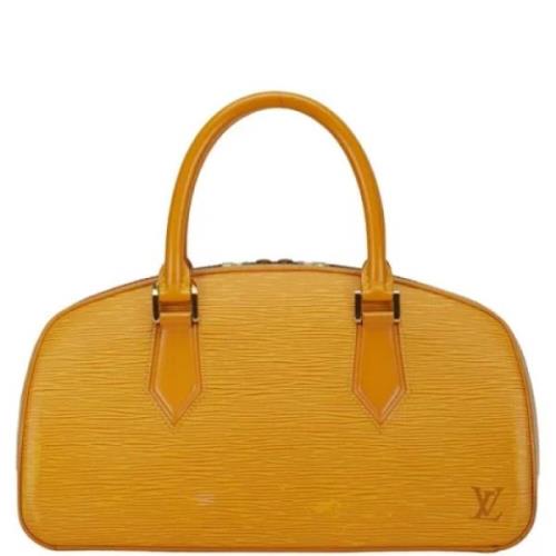 Louis Vuitton Vintage Pre-owned Tyg louis-vuitton-vskor Yellow, Dam