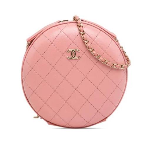 Chanel Vintage Pre-owned Laeder crossbodyvskor Pink, Dam