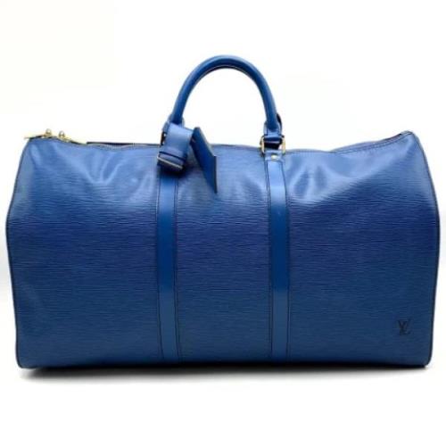 Louis Vuitton Vintage Pre-owned Laeder handvskor Blue, Dam