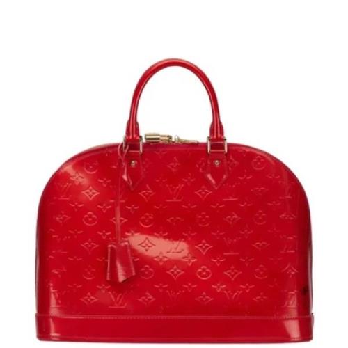 Louis Vuitton Vintage Pre-owned Tyg louis-vuitton-vskor Red, Dam