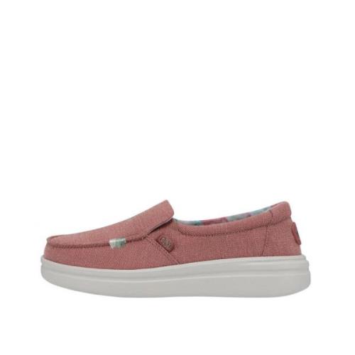 Hey Dude Boho-Cool Moccasin Misty Rise Collection Pink, Dam
