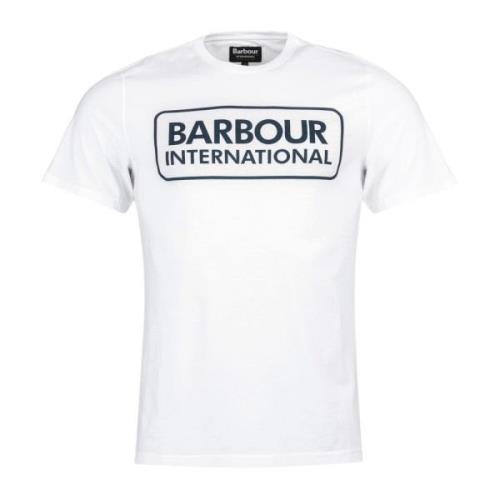 Barbour Grafisk T-shirt Klassisk Vit White, Herr