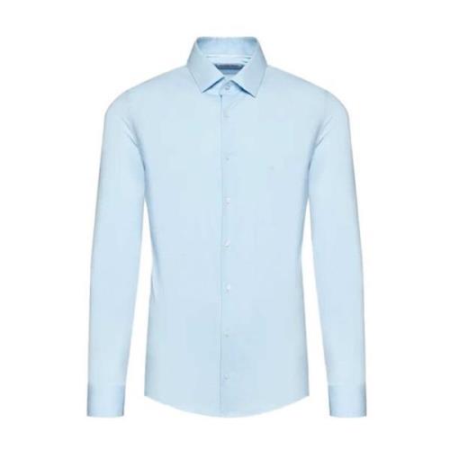 Calvin Klein Klassisk långärmad knapp-upp skjorta Blue, Herr