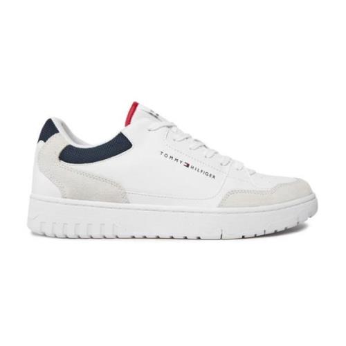 Tommy Hilfiger Casual Sneakers med Ikonisk Monogram White, Herr