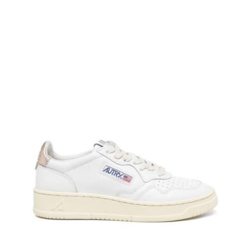 Autry Perforerade Sneakers med Logopatch White, Dam