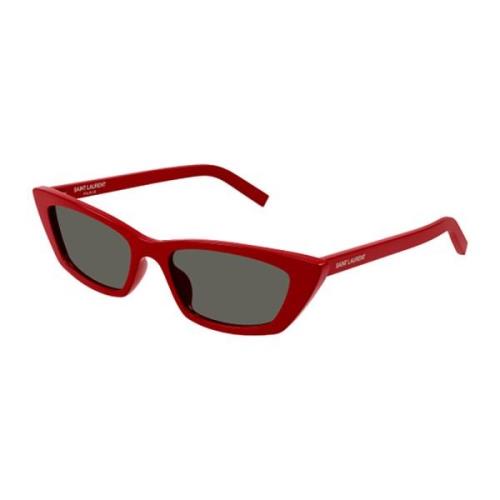 Saint Laurent Röda solglasögon för kvinnor Red, Dam