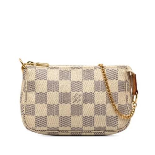 Louis Vuitton Vintage Pre-owned Canvas kuvertvskor White, Dam