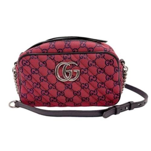 Gucci Vintage Pre-owned Tyg gucci-vskor Red, Dam