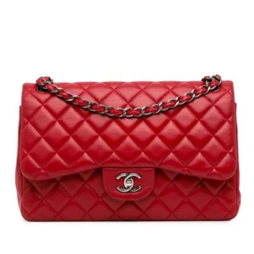 Chanel Vintage Pre-owned Laeder chanel-vskor Red, Dam