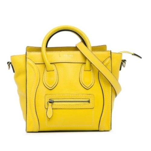 Celine Vintage Pre-owned Laeder celine-vskor Yellow, Dam