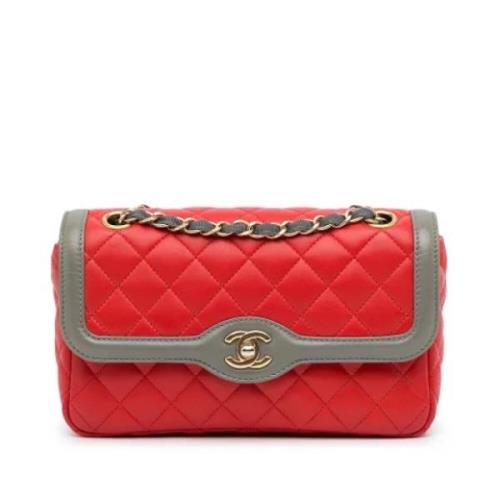 Chanel Vintage Pre-owned Laeder chanel-vskor Red, Dam