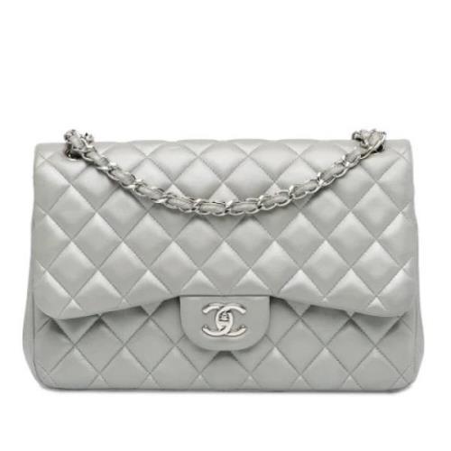 Chanel Vintage Pre-owned Laeder chanel-vskor Gray, Dam