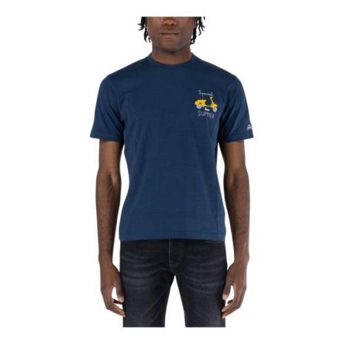MC2 Saint Barth Sommar Special T-shirt Blue, Herr