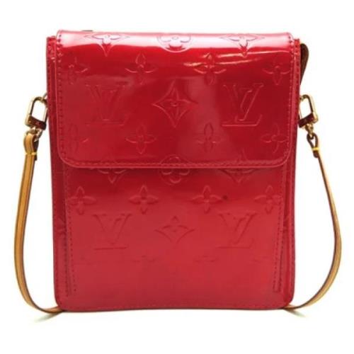 Louis Vuitton Vintage Pre-owned Laeder axelremsvskor Red, Dam