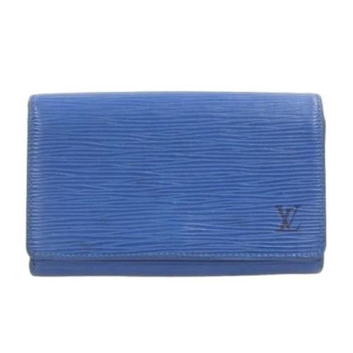 Louis Vuitton Vintage Pre-owned Laeder plnbcker Blue, Dam