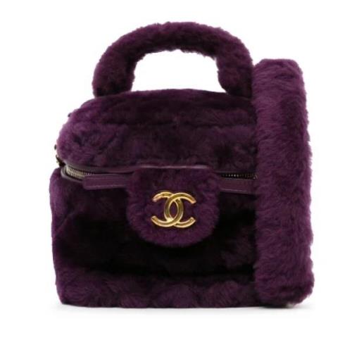 Chanel Vintage Pre-owned Paels chanel-vskor Purple, Dam