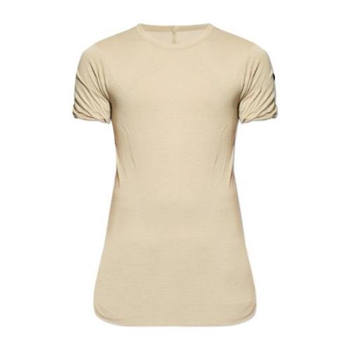 Rick Owens T-shirt Double Beige, Herr