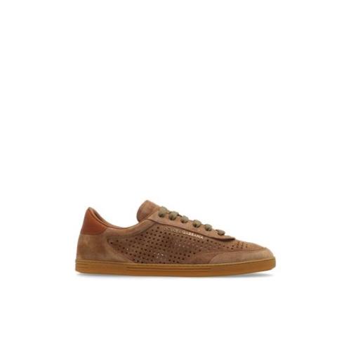 Dolce & Gabbana Suede sneakers Brown, Herr