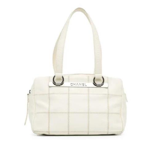 Chanel Vintage Pre-owned Laeder chanel-vskor White, Dam