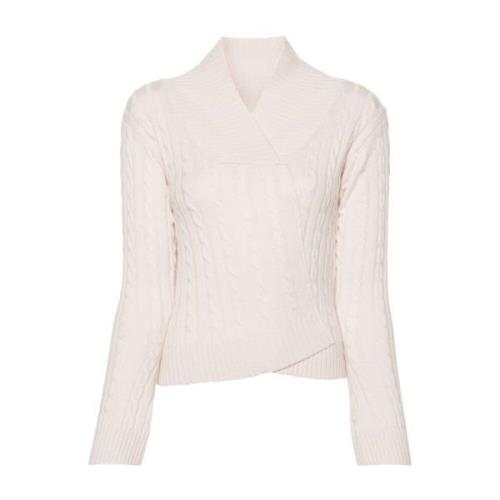 Victoria Beckham Fashionable Sweater Styles Pink, Dam