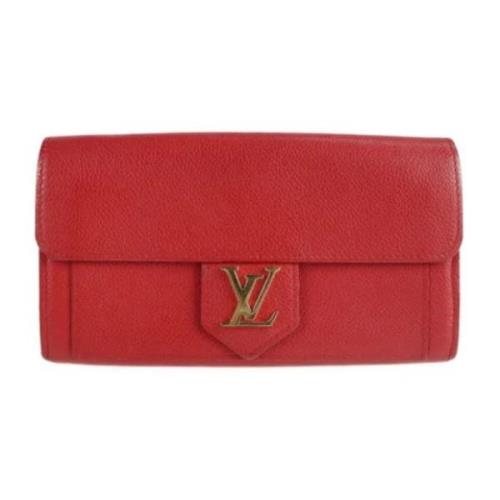 Louis Vuitton Vintage Pre-owned Laeder plnbcker Red, Dam