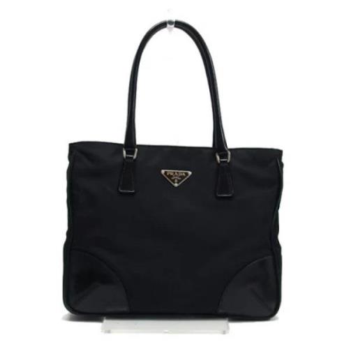 Prada Vintage Pre-owned Tyg prada-vskor Black, Dam