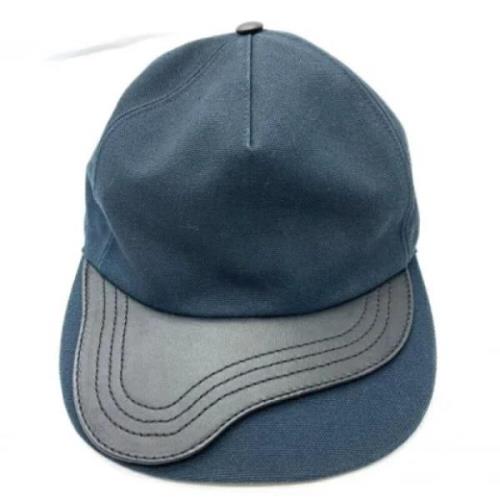 Dior Vintage Pre-owned Bomull hattar-och-kepsar Blue, Herr