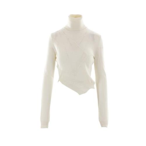 MM6 Maison Margiela Beige Ullblandning Tröja Deconstructed Design Beig...