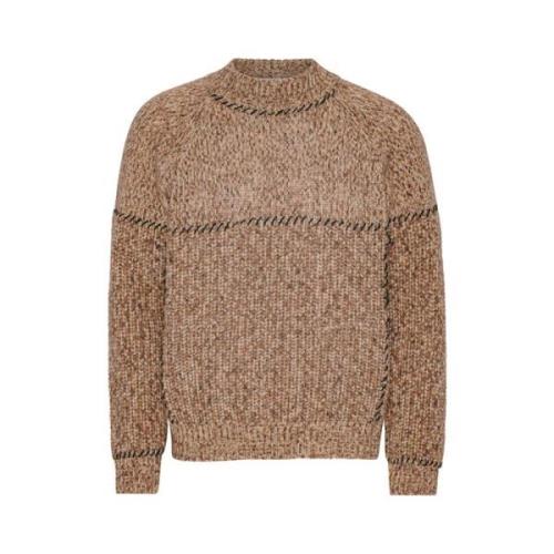 Henrik Vibskov Höst Mix Stitch Jumper Brown, Herr