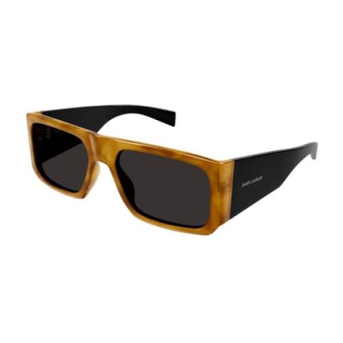 Saint Laurent Rektangulära solglasögon i acetat Multicolor, Dam