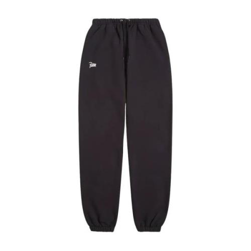 Patta Klassiska Joggingbyxor Black, Herr