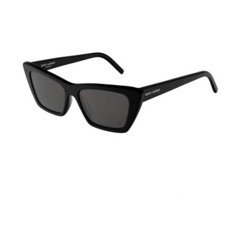 Saint Laurent Ikoniska solglasögon med säsongens färger Black, Dam