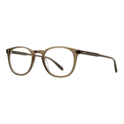 Garrett Leight Kinney Glasögonbågar i Olio Färg Green, Unisex