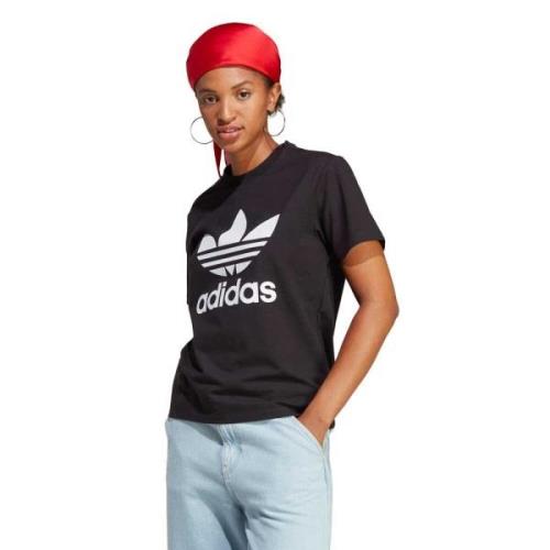 Adidas T-Shirts Black, Dam