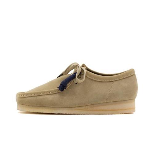 Clarks Originals Wallabee Herr Mockasin Skor Beige, Herr