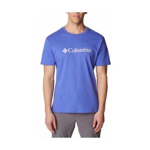 Columbia Grundläggande Logo Kortärmad T-shirt Blue, Herr