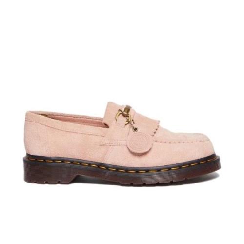 Dr. Martens Adrian Snaffle Suede Loafers Pink, Unisex