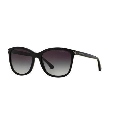 Emporio Armani 4060 Solglasögon i Shiny Black Gradient Black, Dam