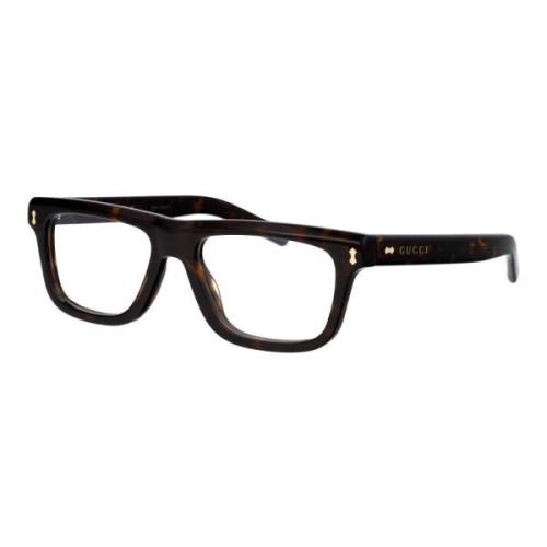 Gucci Stiliga Optiska Glasögon Gg1525O Brown, Herr