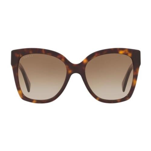 Gucci Oversize Gg0459S Solglasögon Brown, Dam