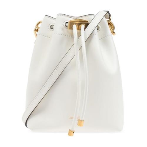 Jimmy Choo Bon Bon hink axelväska White, Dam