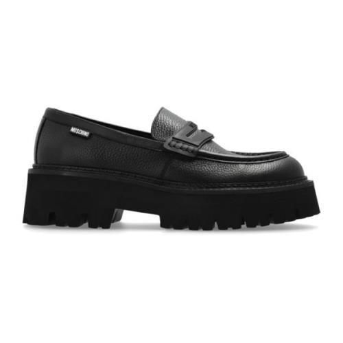 Moschino Loafers skor Black, Herr