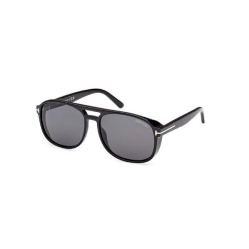 Tom Ford Aviator solglasögon i grå Black, Herr