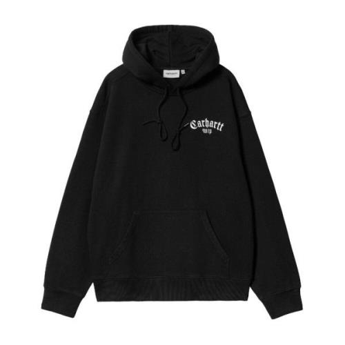 Carhartt Wip Onyx Script Huvtröja Black, Herr