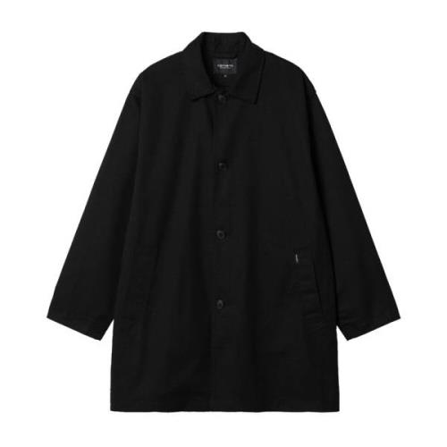 Carhartt Wip Single-Breasted Coats Black, Herr