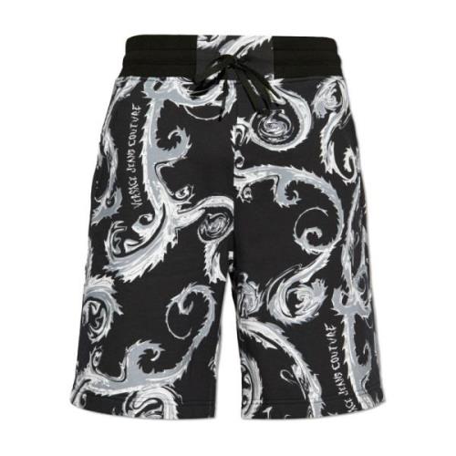Versace Jeans Couture Shorts med mönster Black, Herr