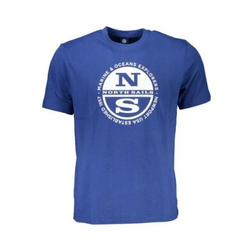 North Sails Tryckt Logot-shirt Blue, Herr