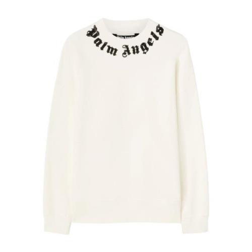 Palm Angels Chic Sweater Designs White, Herr