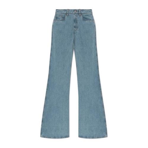 Coperni Jeans med logotyp Blue, Dam