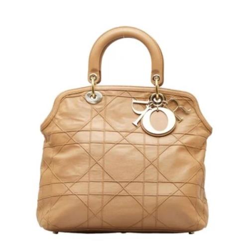 Dior Vintage Pre-owned Tyg dior-vskor Brown, Dam